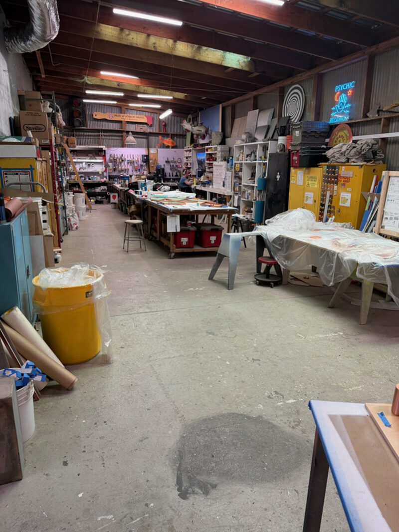 1339 Yosemite Avenue warehouse interior