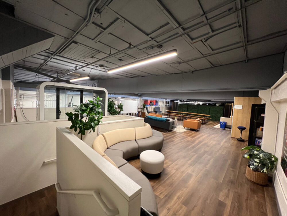 1469 Pacific Avenue lounge and mezzanine