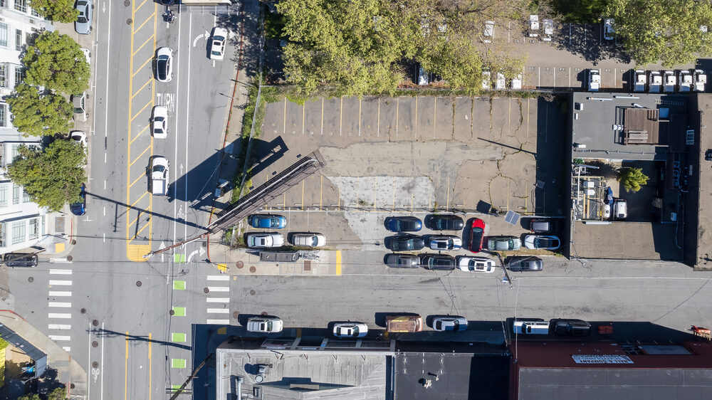 732 Brannan Street private fenced parking lot