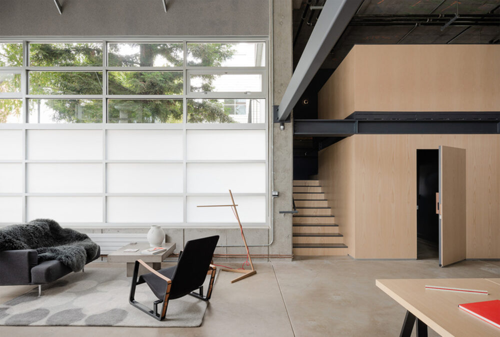 901 20th Street mezzanine and stairs